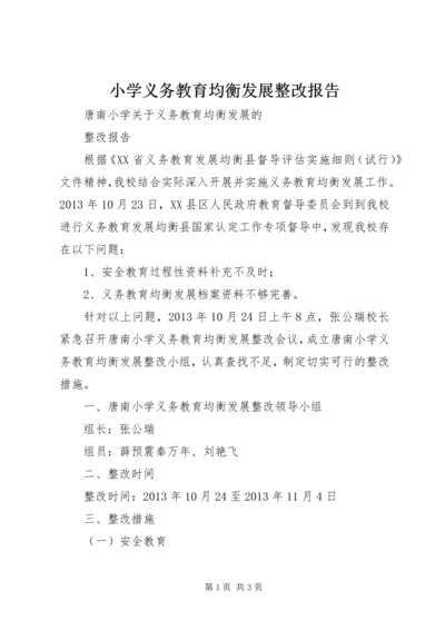 小学义务教育均衡发展整改报告 (4).docx