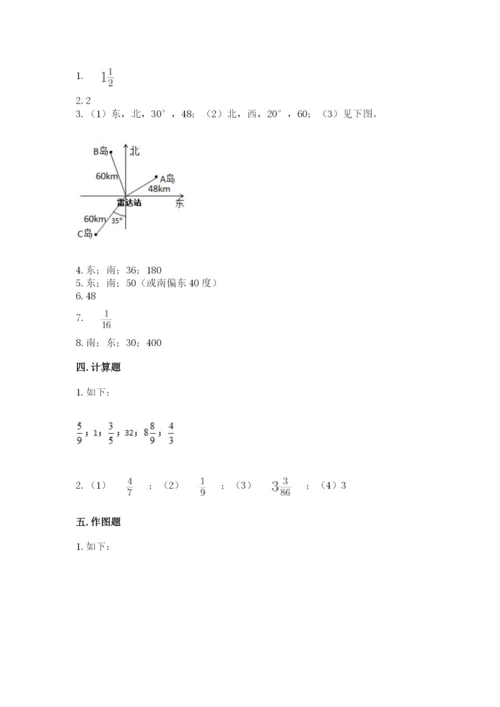 人教版六年级上册数学期中测试卷（易错题）.docx