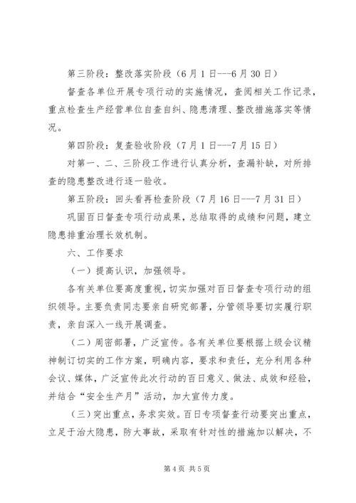 乡镇安全生产督查专项行动工作方案.docx