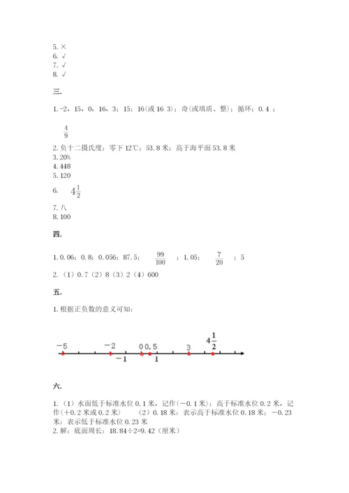 小升初数学综合模拟试卷精品【实用】.docx