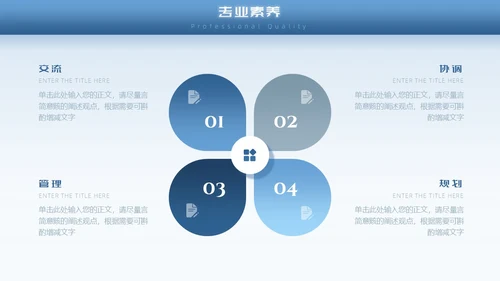 蓝色励志风未来可期内部竞聘PPT模板