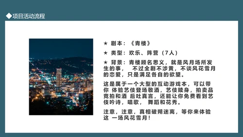 深夜剧本研究所活动介绍策划PPT模板