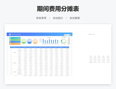 期间费用分摊表