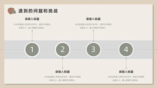莫兰迪小清新风述职报告PPT模板