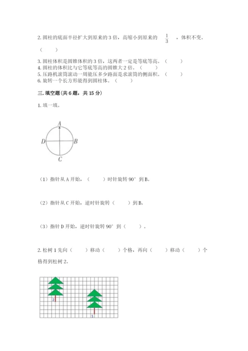 北师大版数学六年级下册期末测试卷及完整答案（名校卷）.docx