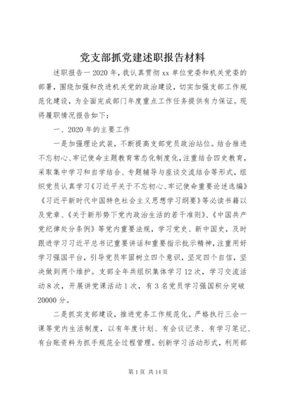 党支部抓党建述职报告材料.docx