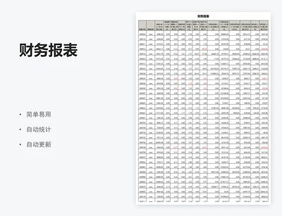 财务报表