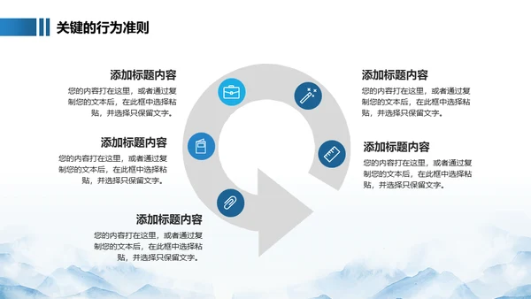 企业文化员工公司培训大气山脉通用PPT模板