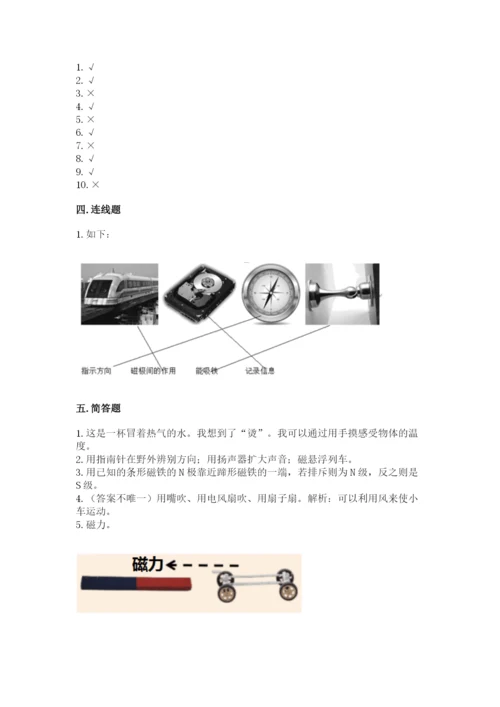 教科版二年级下册科学期末测试卷【巩固】.docx