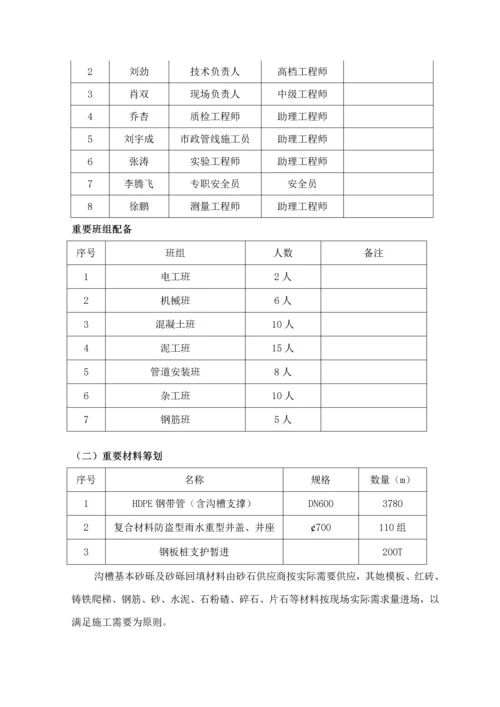 HDPE钢带管道综合施工专题方案.docx