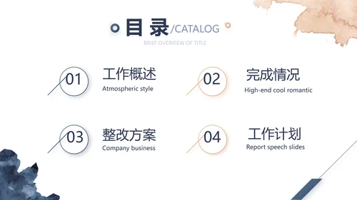 莫兰迪年终述职报告商务动态PPT