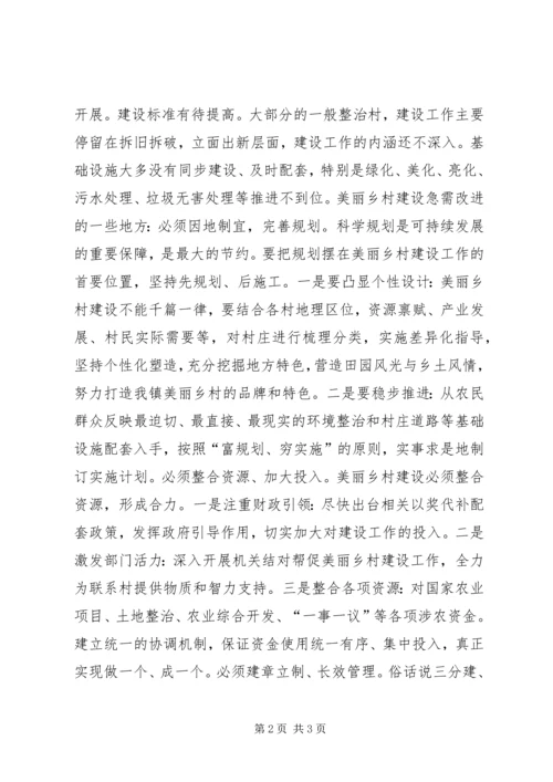乡镇开展美丽乡村建设的调研报告.docx