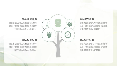 绿色纹理质感文化培训PPT模板