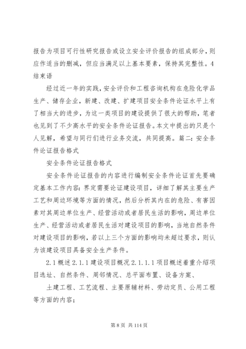 安全条件论证报告格式.docx