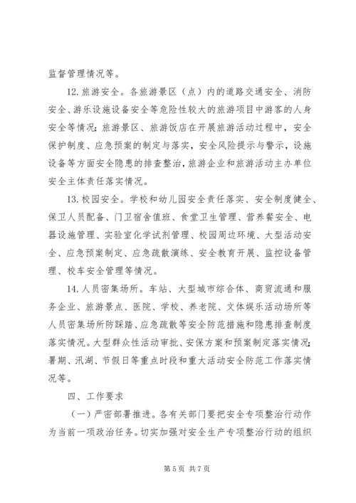 防风险查隐患保安全专项整治活动方案.docx