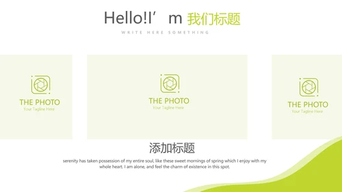 绿色简约大方医药代表述职报告动态PPT
