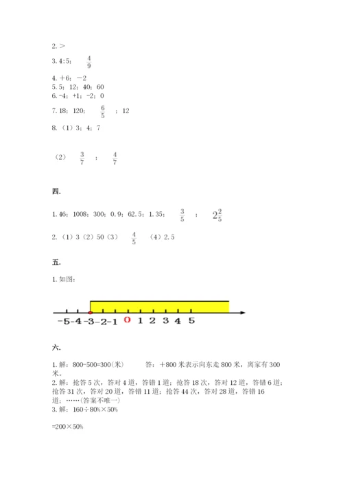 青岛版六年级数学下册期末测试题（各地真题）.docx