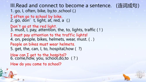 Unit 2 Ways to go to school 单元复习  课件(共40张PPT)