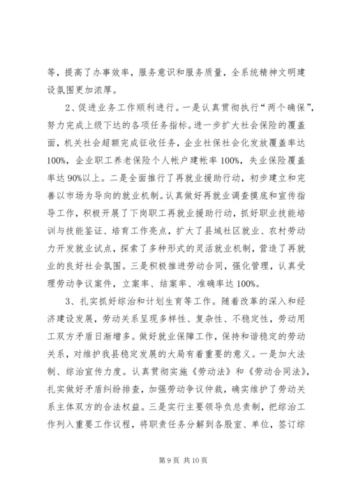 人社局支部党建工作总结.docx