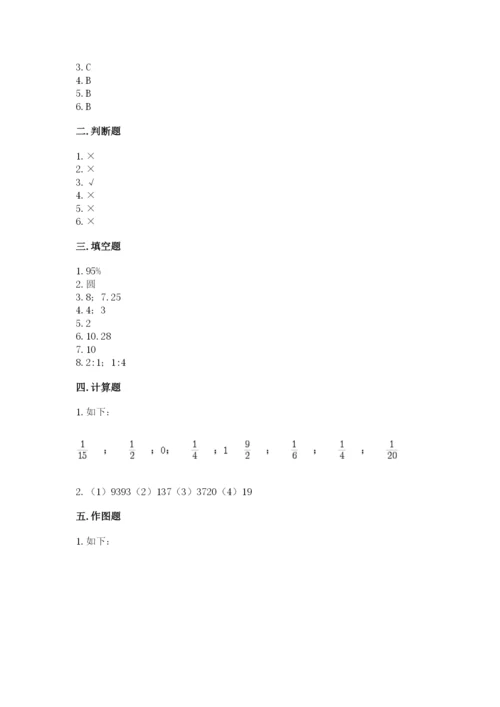 小学数学六年级上册期末卷精品（模拟题）.docx