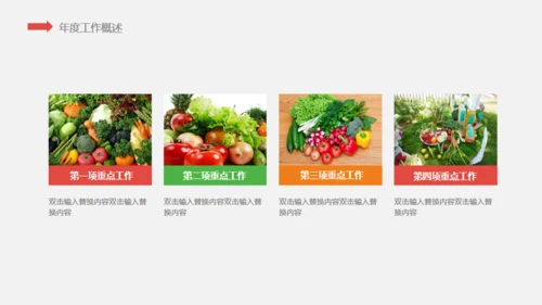 有机水果蔬菜产品宣传介绍通用PPT模板