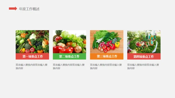 有机水果蔬菜产品宣传介绍通用PPT模板