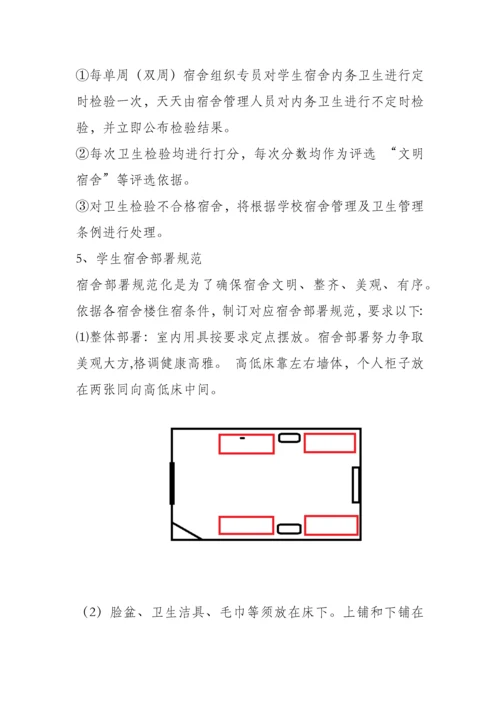 宿舍管理标准规定.docx