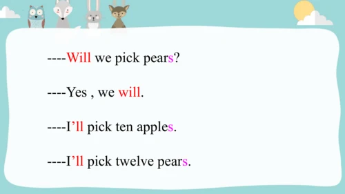 Module4Unit1 We'll pick fruit.课件(共31张PPT)