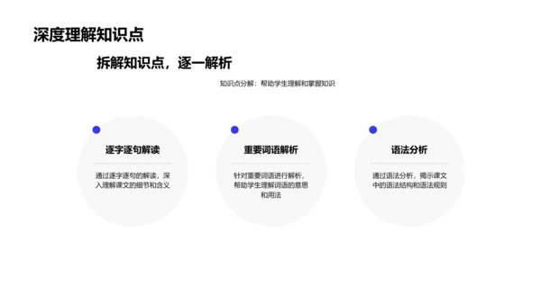新学期语文教学PPT模板