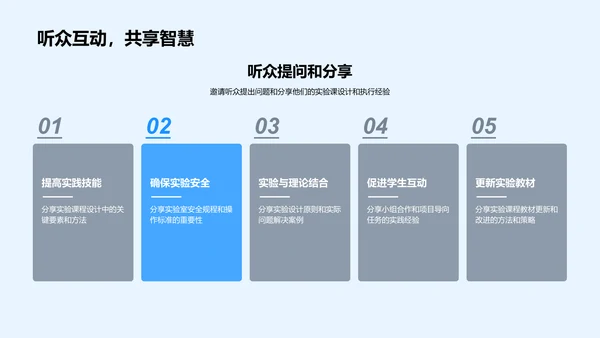 实验课教学与安全PPT模板