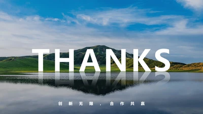 致谢-THANKS创新无限合作共赢PPT结束页