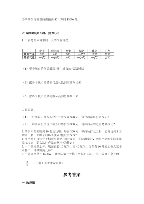 六年级下册数学期末测试卷附完整答案（历年真题）.docx
