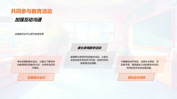 教育合作新模式PPT模板