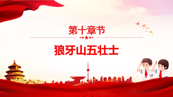 历史英雄人物的故事爱国主义教育通用PPT课件模板