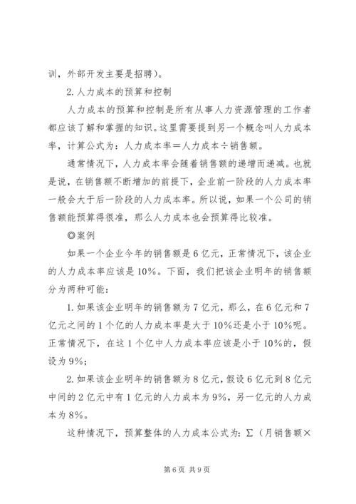 年度人力资源计划.docx