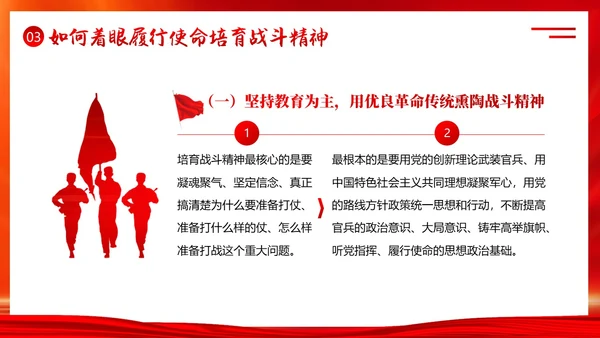 培育战斗精神PPT课件部队