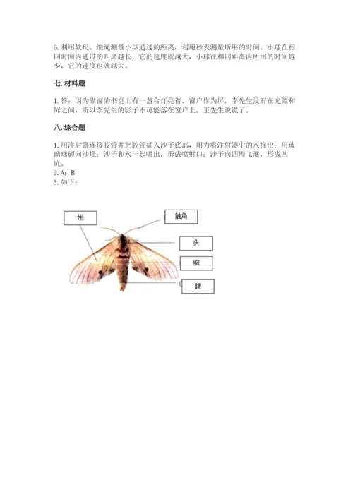 教科版小学科学三年级下册 期末测试卷【考点梳理】.docx