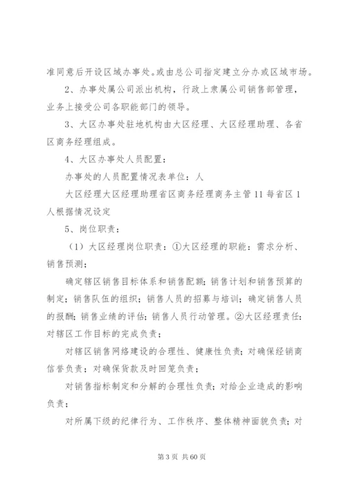 某医药招商公司大区管理制度.docx