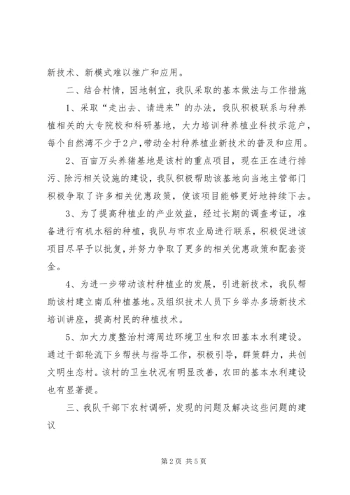 城乡互联结对共建调研报告范文.docx