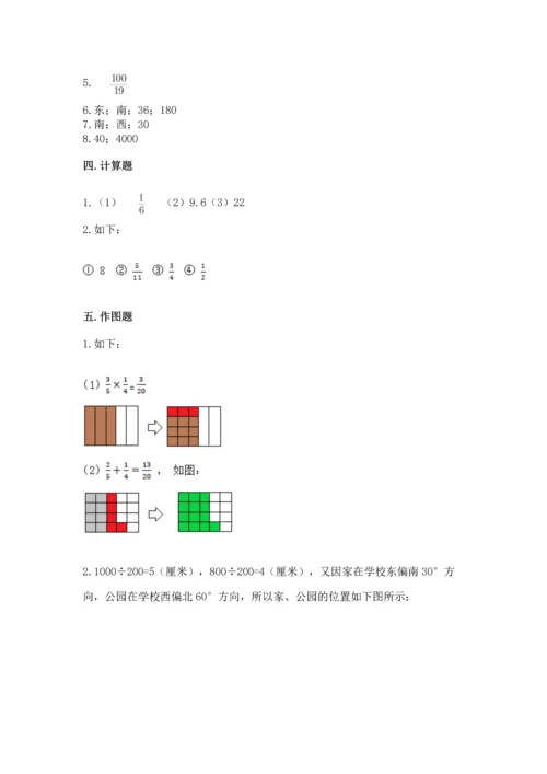 人教版六年级上册数学期中测试卷【学生专用】.docx