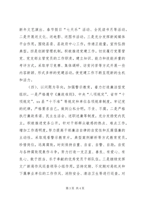 新闻出版局年度党建工作计划.docx