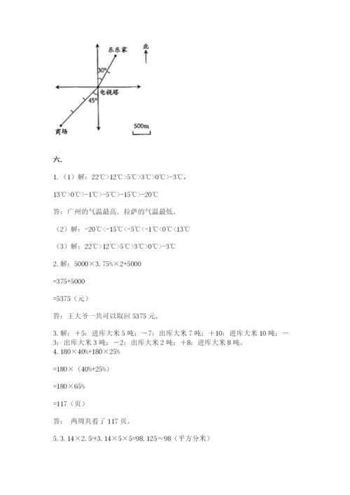 洛阳市小学数学小升初试卷带答案（考试直接用）.docx