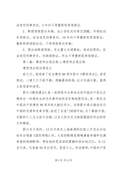 建党伟业观后感1.docx