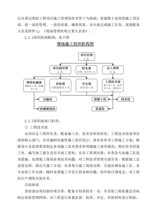 分干渠改扩建工程施工组织设计.docx