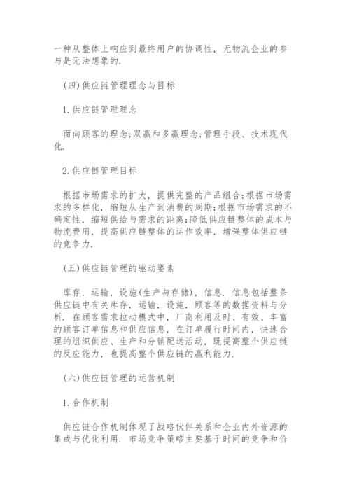 供应链管理论文.docx