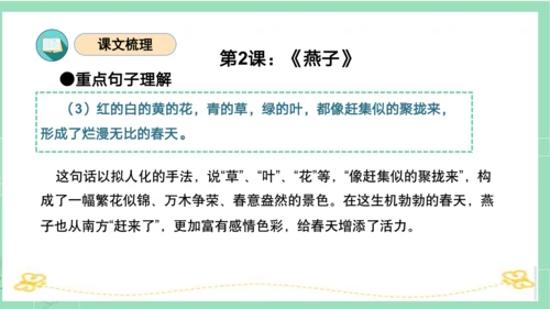 统编版三年级语文下册同步高效课堂系列第一单元（复习课件）