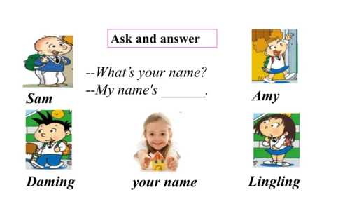 外研版（一起）一上Module 2 Unit 1 What's your name? 同步备课课件