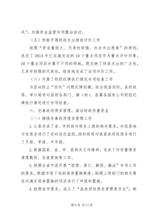 乡镇财政局国资办年度工作总结及工作打算.docx