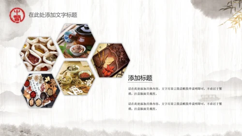 传统中医学中医院中医文化中草药PPT模板
