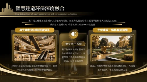 金色质感筑梦空间打造城市地标PPT模板